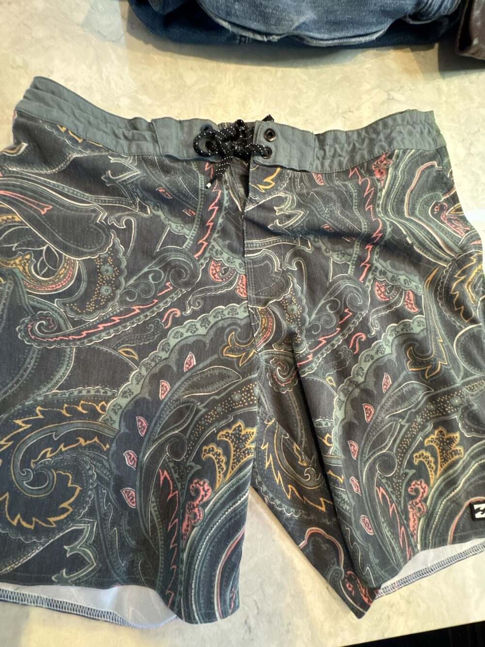 Billabong Good Times Lo Tide Boardshorts Size 32 Paisley Print